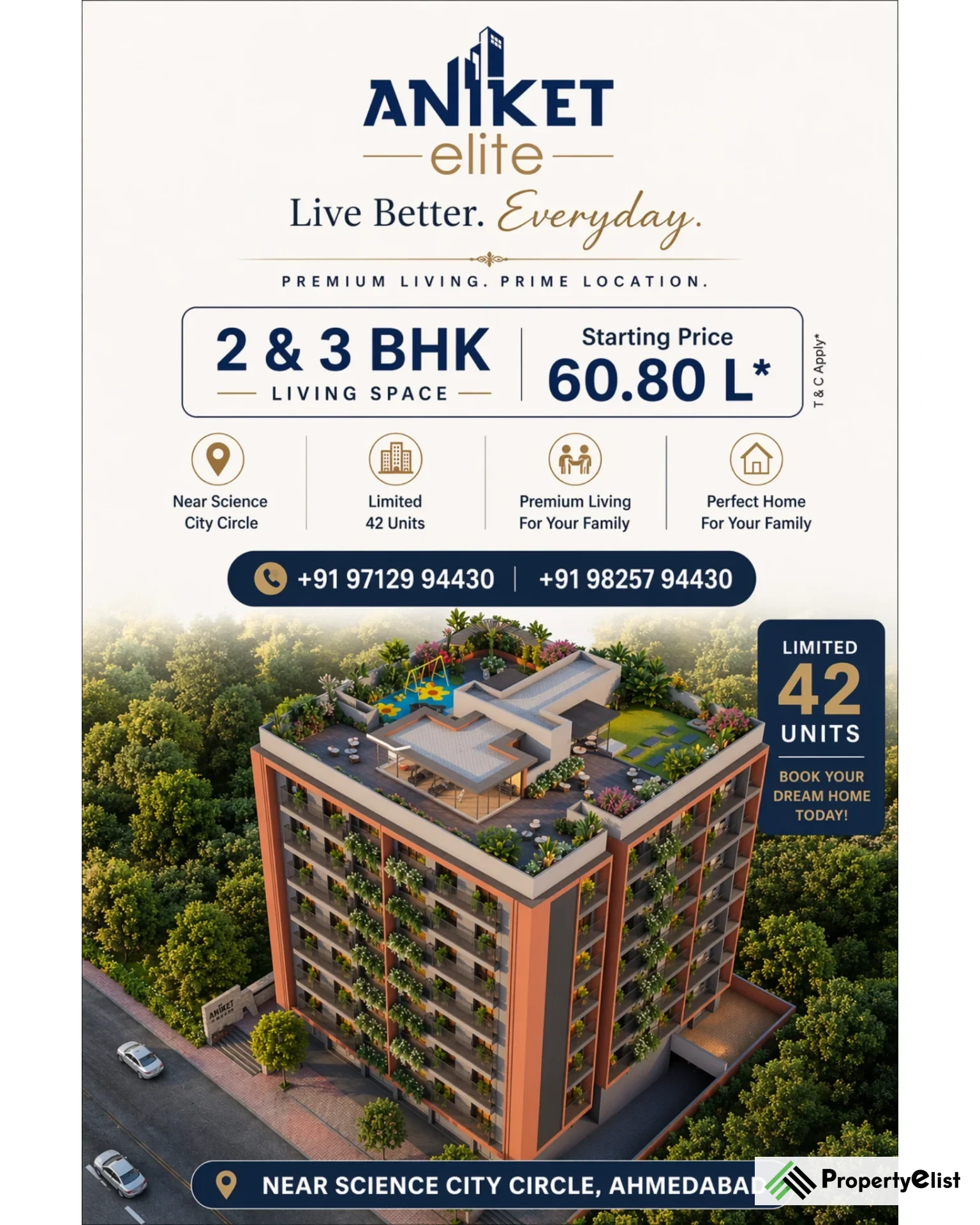 Ready to Move 3 BHK Apartment / Flat in Ahmedabad photo thumbnail 2